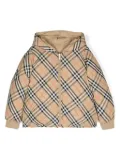 Burberry Kids reversible checked puffer jacket - Neutrals