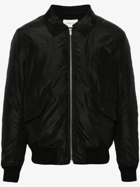 Saint Laurent silk bomber jacket