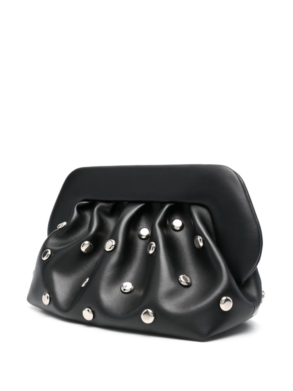 Shop Themoirè Bios Clutch Bag In Black