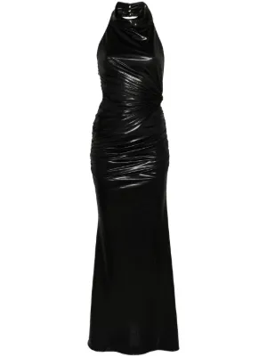bec bridge tillie drape maxi dress TILLIE DRAPE MAXI DRESS - DARK CHOCOLATE