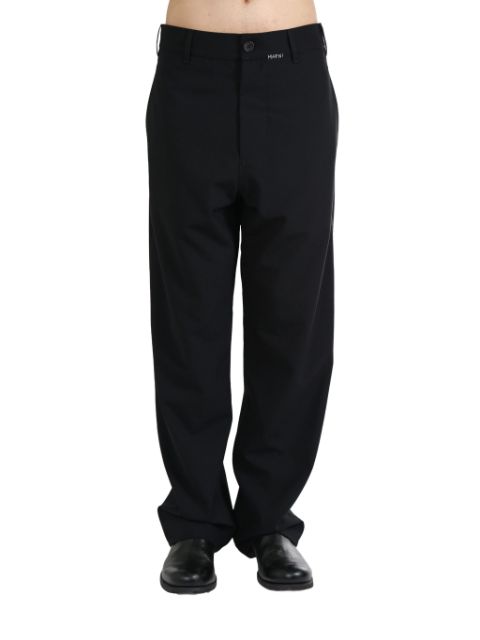 Marni mending-logo straight-leg trousers Men