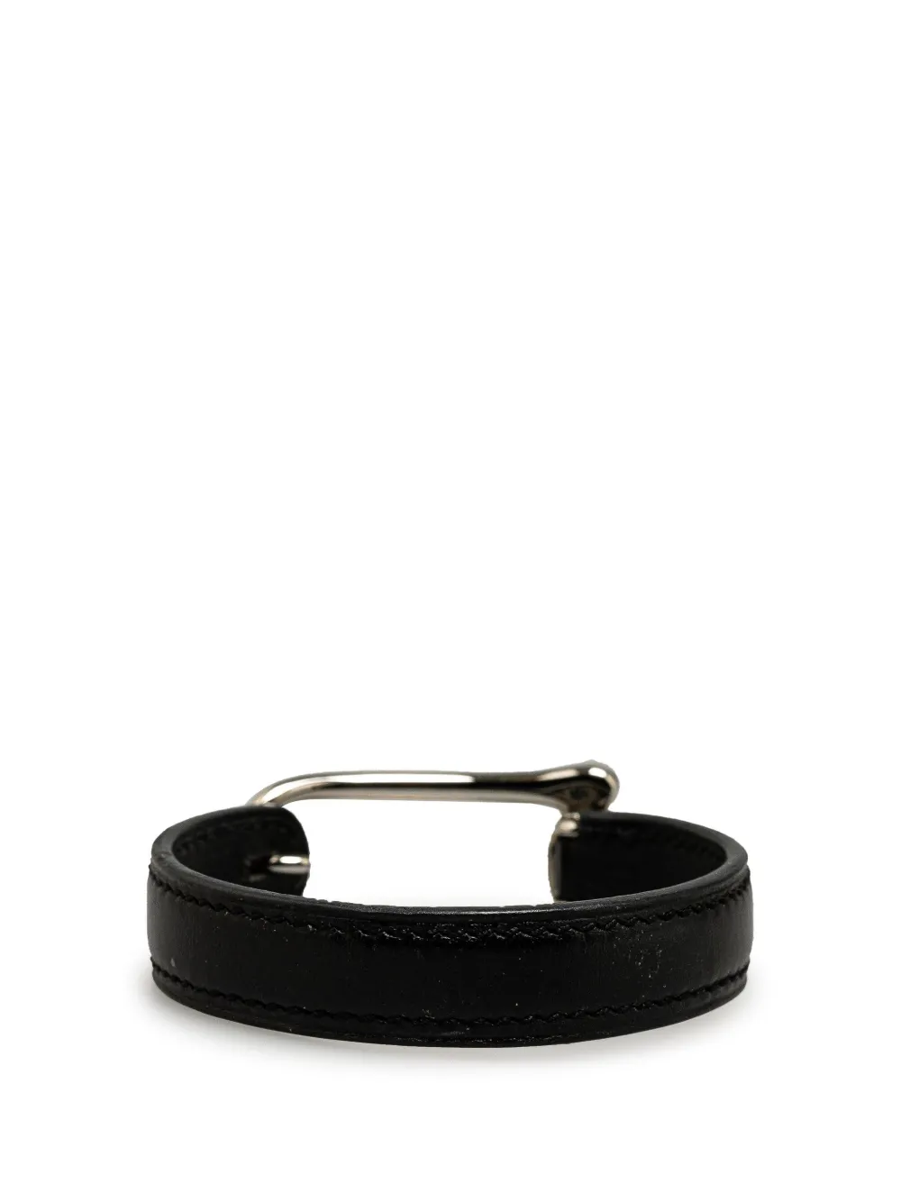 Hermès Pre-Owned 2005 Leather costume bracelet - Zwart
