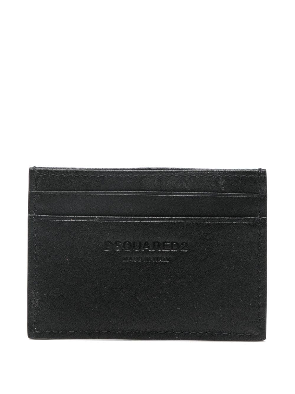 Shop Dsquared2 Logo-print Card Holder In Black