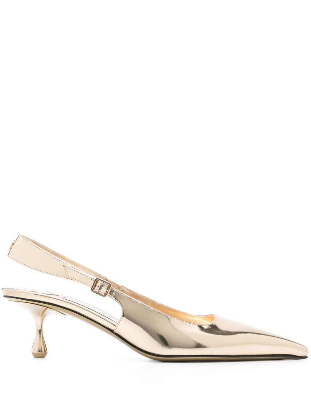 Jimmy Choo 50mm Amel pumps Gold