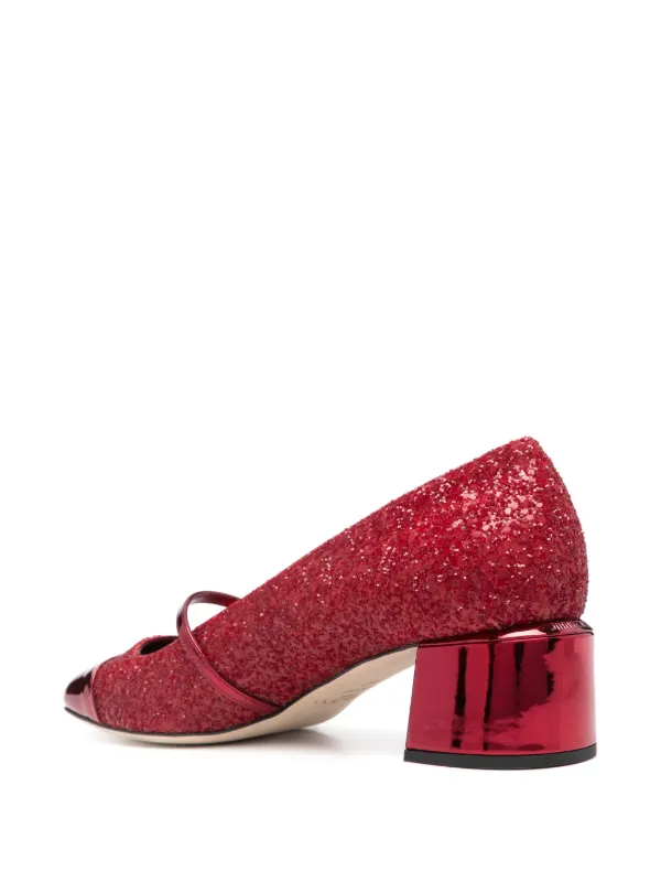 Jimmy Choo 45mm Elisa Pumps Red FARFETCH JO