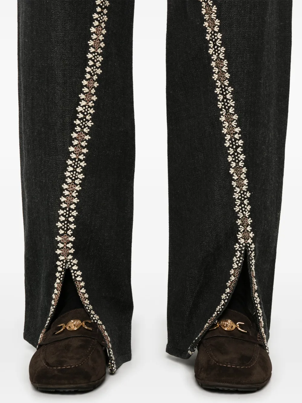 KARTIK RESEARCH SPLIT WIDE JEANS