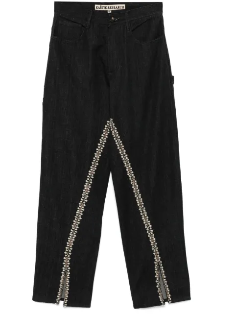 Kartik Research split wide jeans