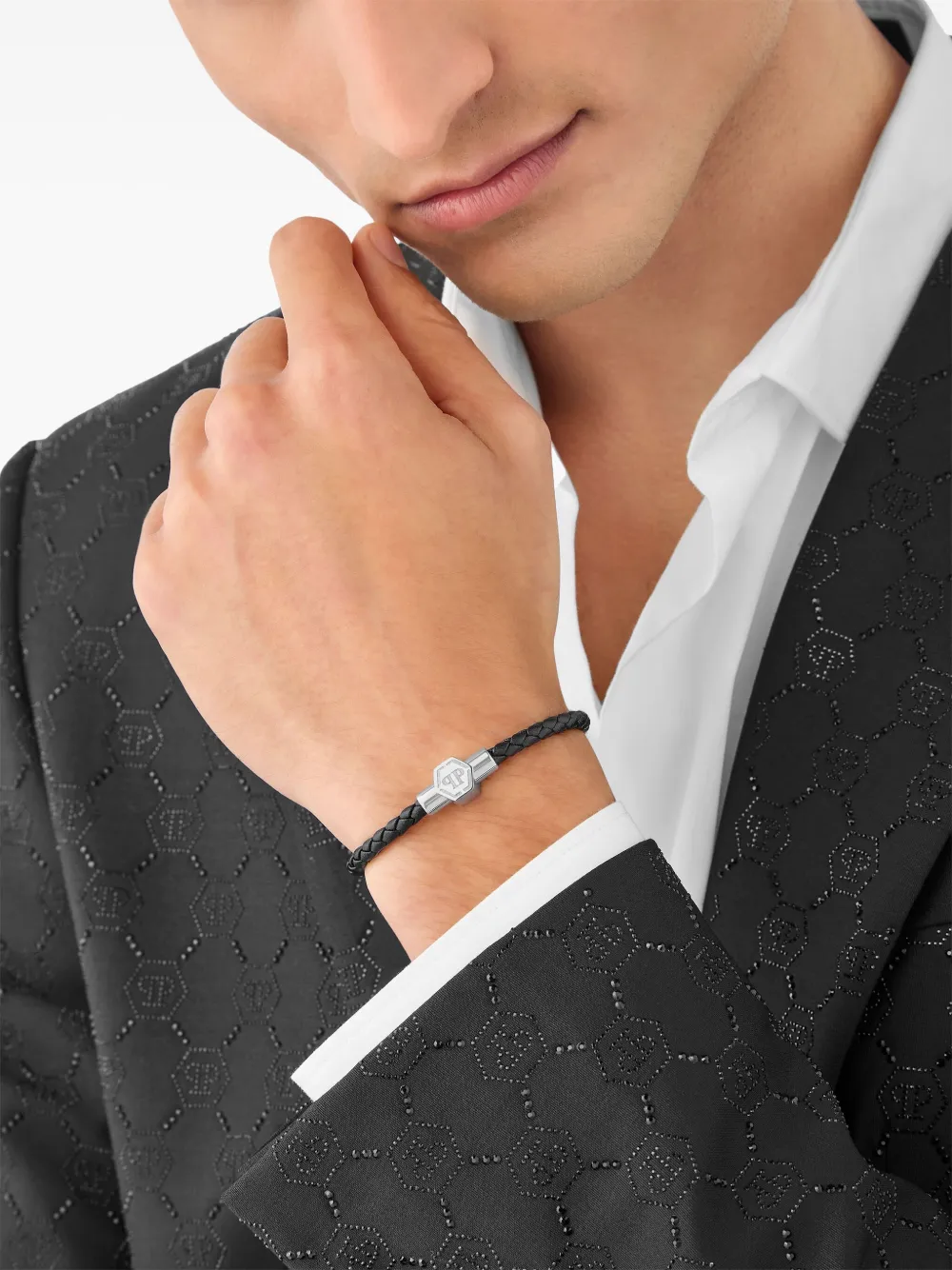 Philipp Plein Enigma Bracelet In 银色