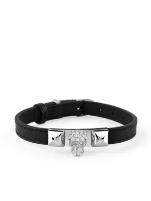 PHILIPP PLEIN: Sneakers Super Street in pelle di vitello - Bianco