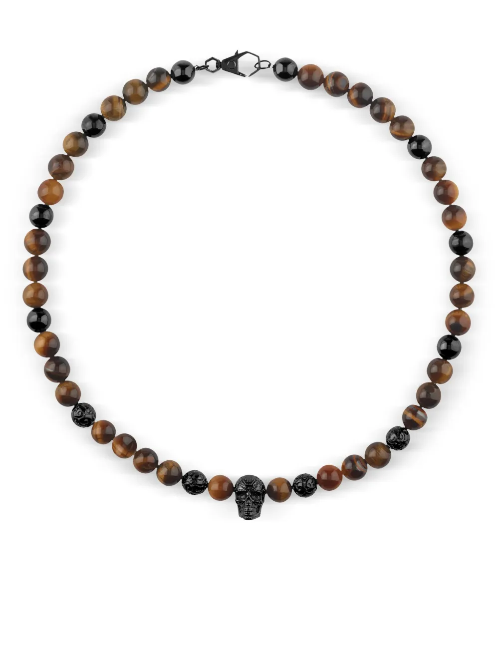 Philipp Plein Elie Necklace In 黑色