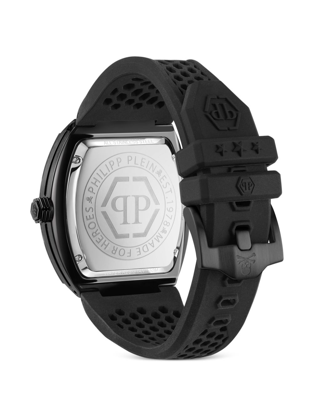 Philipp Plein Citizenmiyota 44 mm horloge - Zwart