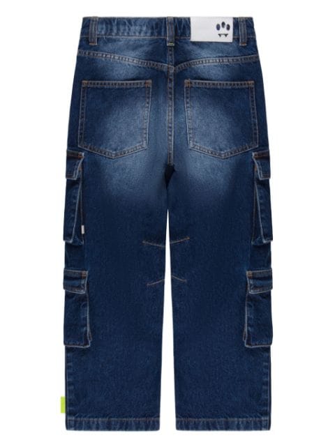 straight-leg cargo jeans