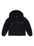 Barrow kids logo-appliqué puffer jacket - Black