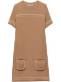 Prada cashmere mini dress - Brown