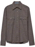 Prada wool shirt - Brown