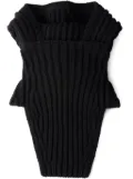 Prada hooded neck warmer - Black