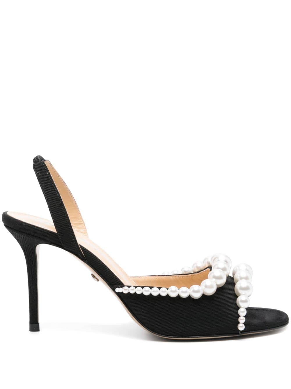 MACH & MACH 85mm Sirene sandals - Nero