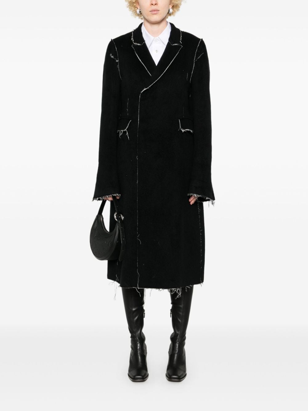 Shop Sapio Nº2 Coat In Black