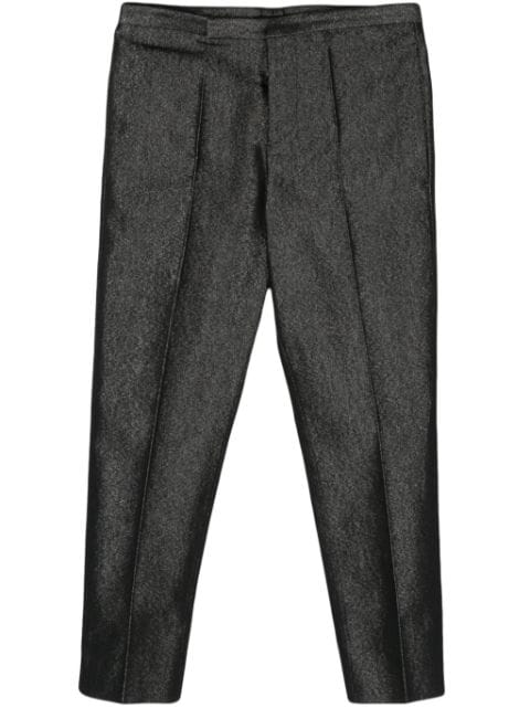 lamé trousers