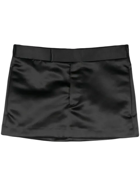 SAPIO duchess satin mini skirt