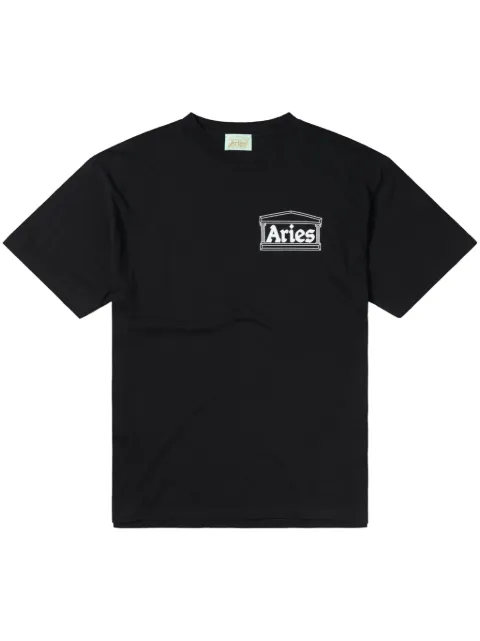 Aries logo-print cotton T-shirt