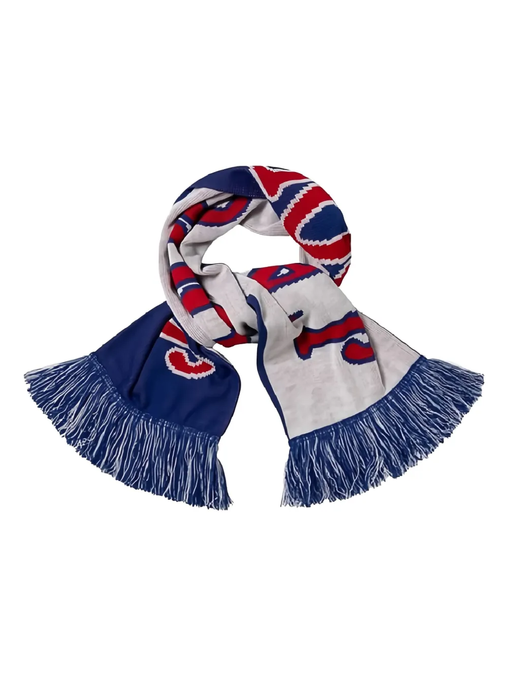 Aries logo-jacquard scarf - Blauw