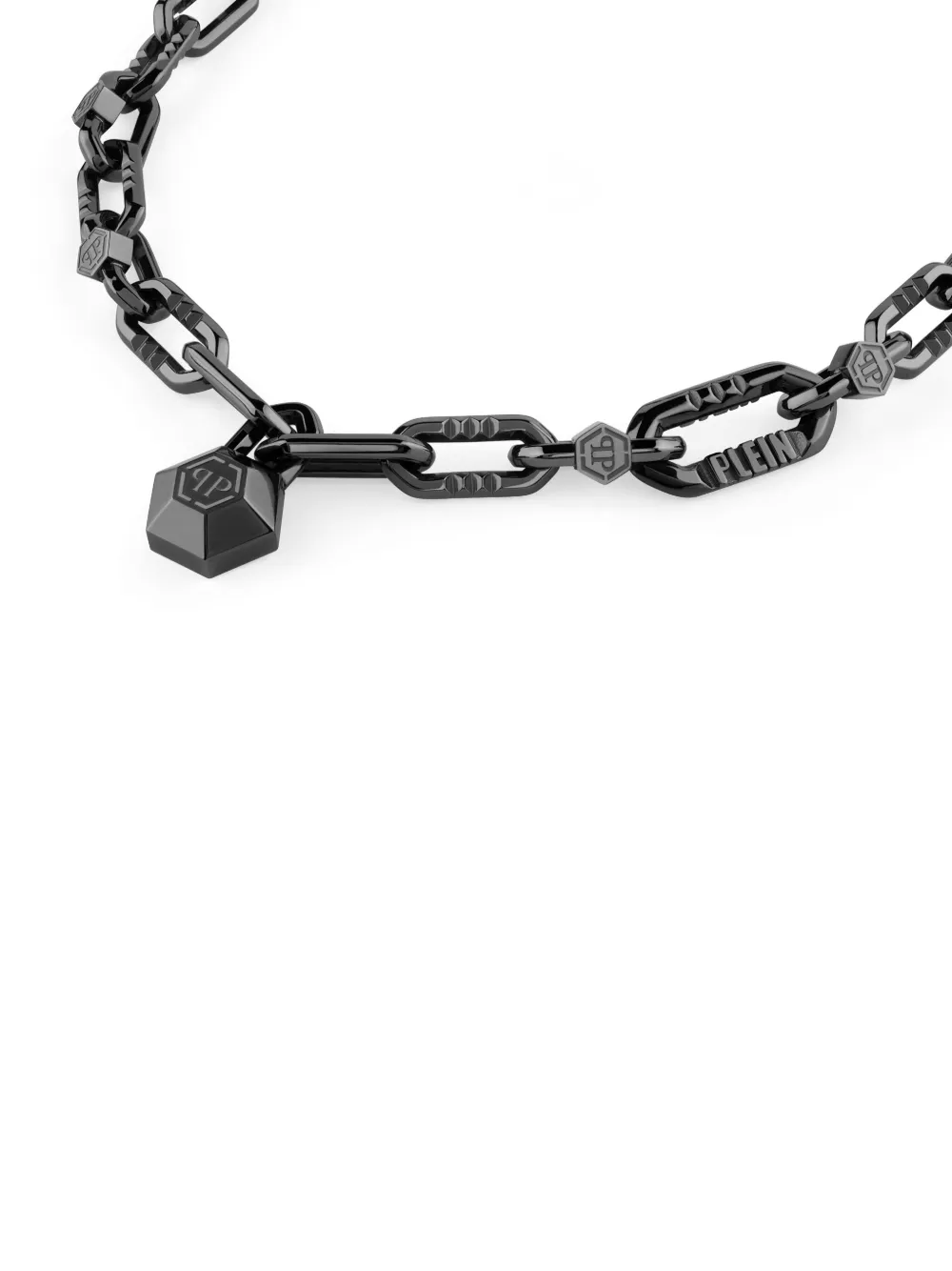 Philipp Plein Edge necklace - Black