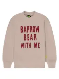 Barrow kids logo-print sweatshirt - Neutrals