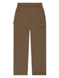 Barrow kids logo-print track pants - Brown