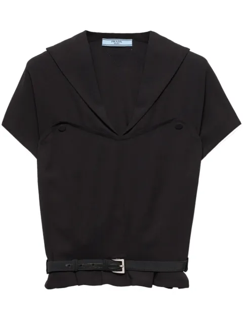 Prada sablé top