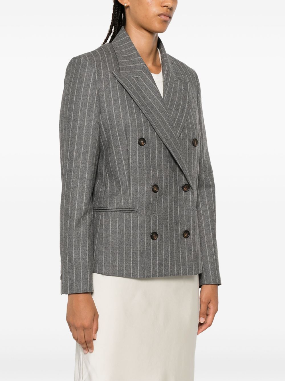 Get the best online deals Brunello Cucinelli Monili-chain blazer Women