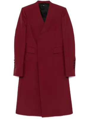 SAPIO N° 2 DOUBLE-BREASTED WOOL COAT SAPIO double-breasted Wool Midi Coat | Black | FARFETCH ID
