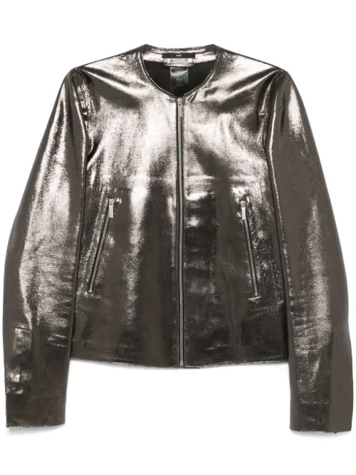 Veste à effet peau de lézard - SAPIO - Modalova