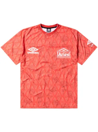 ARIES アリーズ UMBRO アンブロ ゲームシャツ Tシャツ 赤 M ARIES アリーズ UMBRO アンブロ ゲームシャツ Tシャツ 赤 M