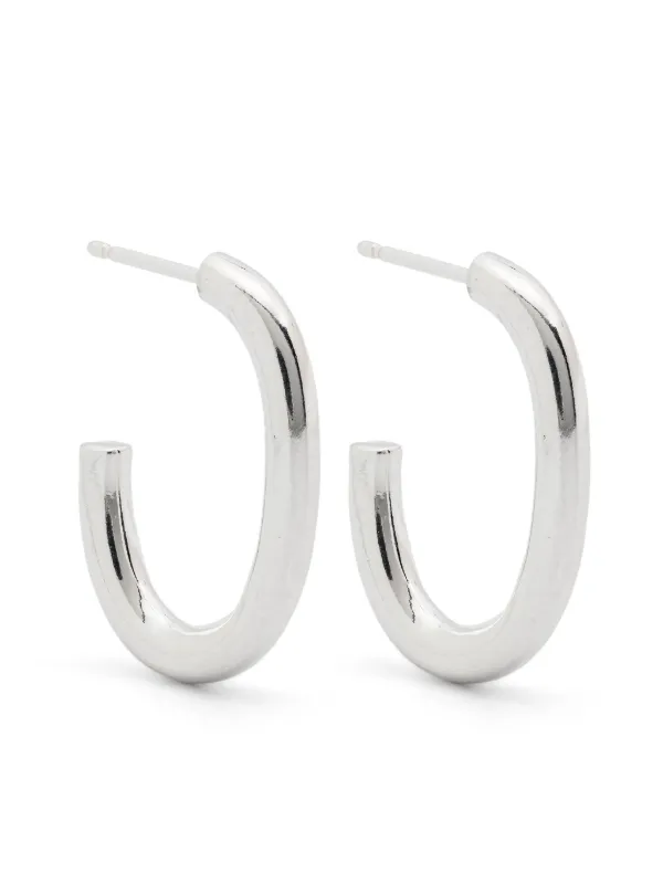 Wouters & Hendrix Les Eternelles Hoop Earrings | シルバートーン 