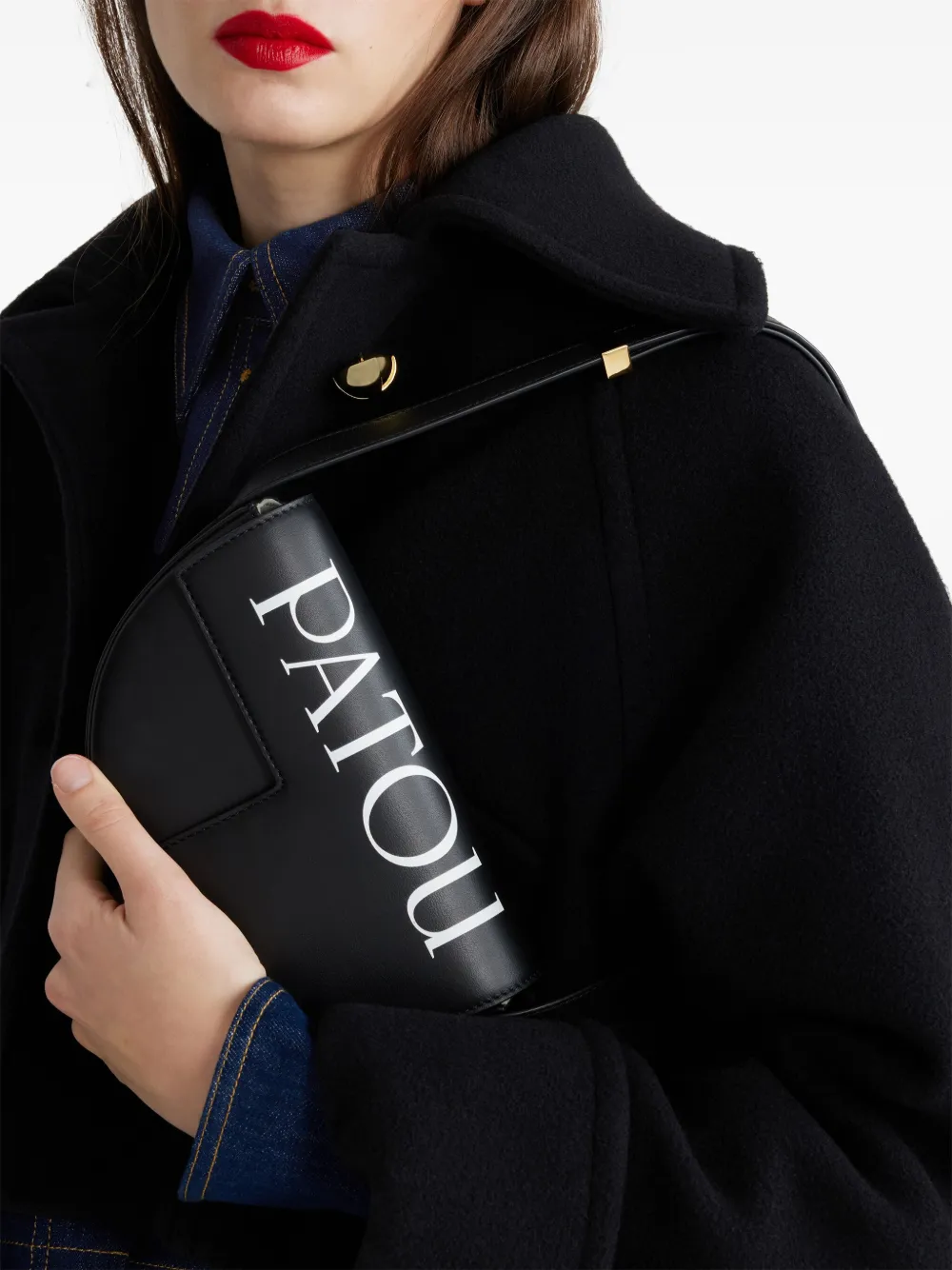 Patou Le Petit Patou shoulder bag - Zwart