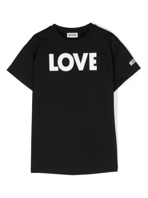 Moschino Kids logo-print dress