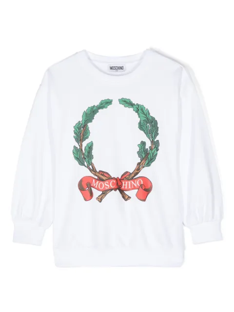 Moschino Kids logo-print sweatshirt