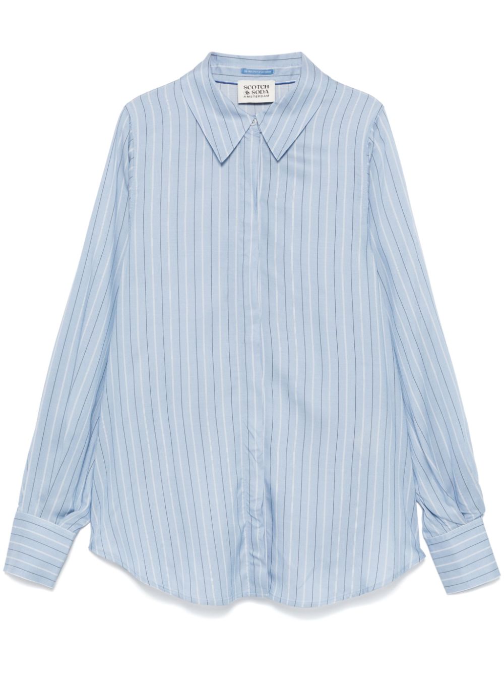 Scotch & Soda striped shirt - Blue