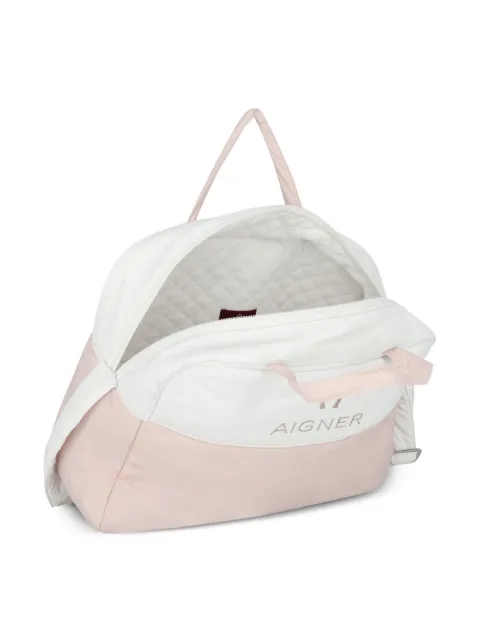 Aigner Kids logo-embroidered changing bag 57988206 - 3