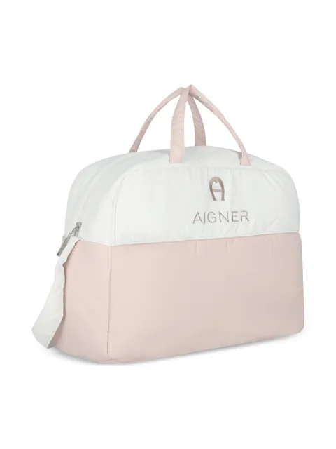 Aigner Kids logo-embroidered changing bag 57988206 - 2