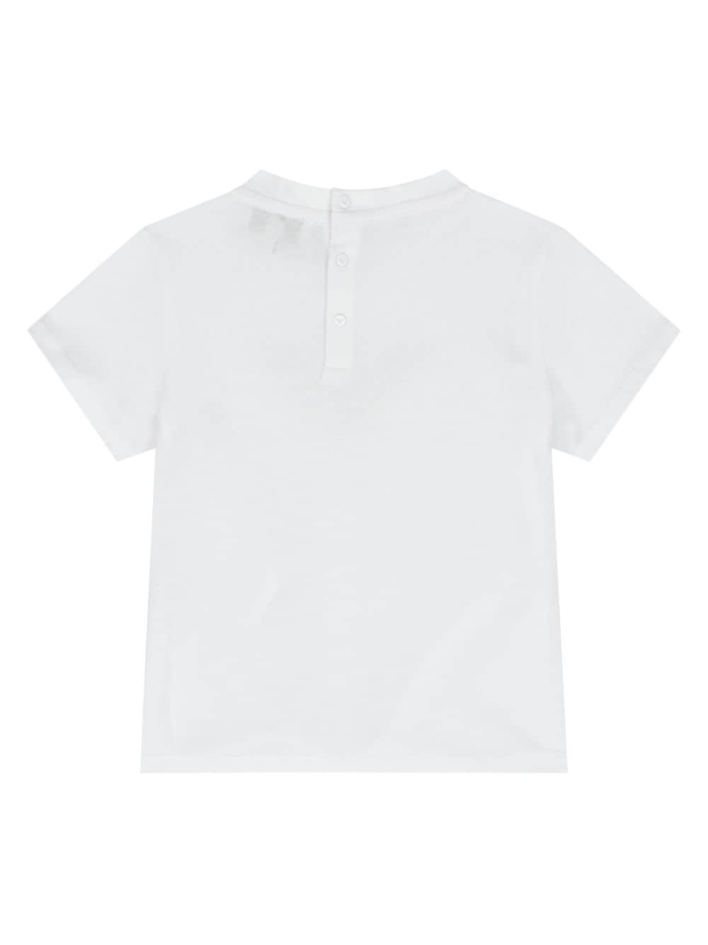 Emporio Armani Kids T-shirt met logoprint - Wit