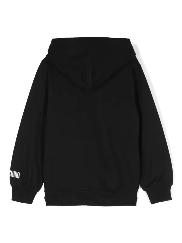 Moschino Kids ロゴ パーカー | ブラック | FARFETCH JP