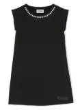 Moschino Kids bead-embellished dress - Black