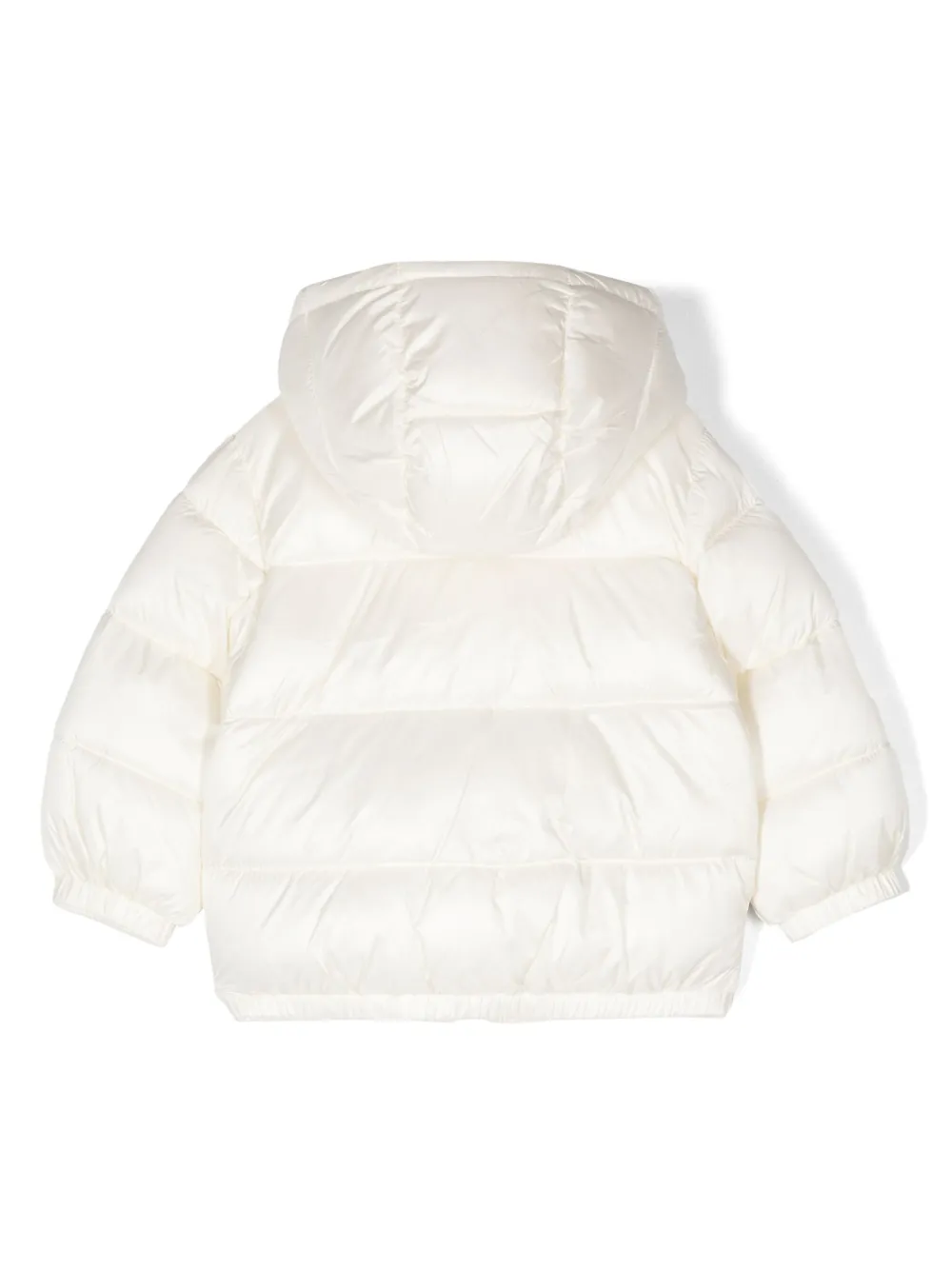 Image 2 of Moschino Kids logo patch padded jacket