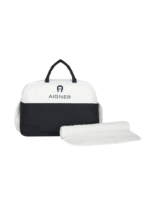 Aigner Kids Wickeltasche Mit Logo-Stickerei Blau FARFETCH DE