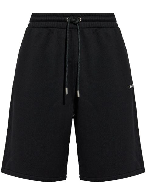 Off-White logo-print track shorts