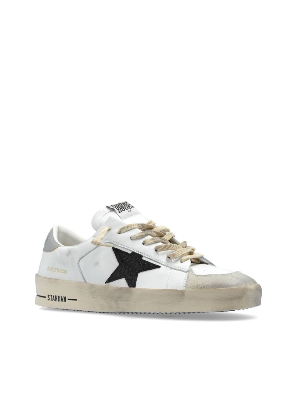 Shop Golden Goose Stardan Sneakers In White