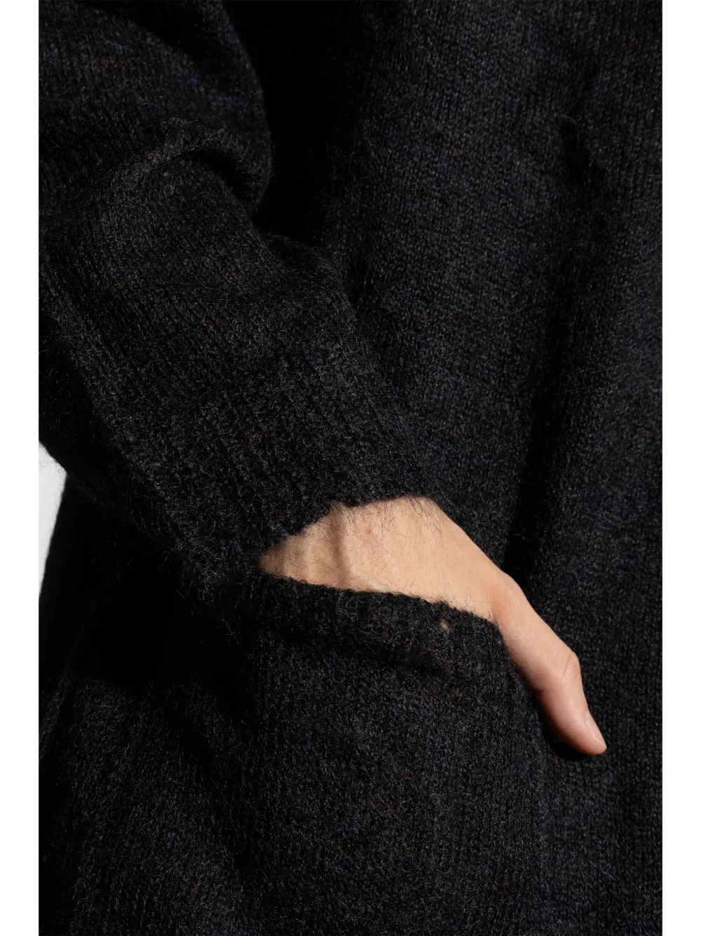 Yohji Yamamoto Jas met enkele rij knopen Zwart