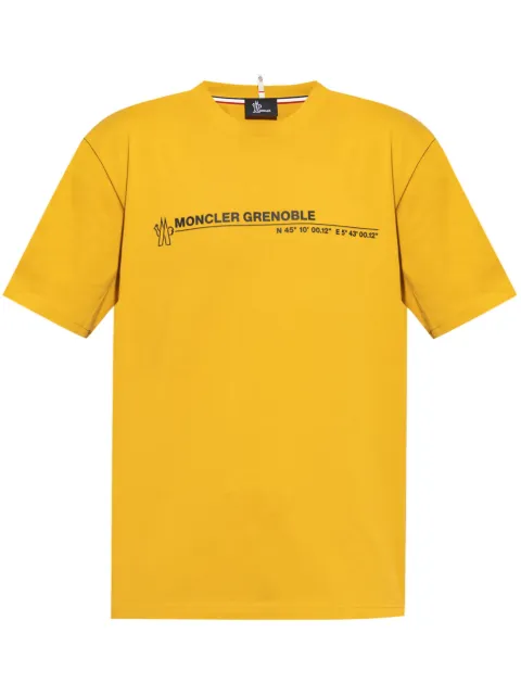 Moncler Grenoble playera con logo estampado